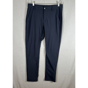 BYLT Pants Mens Size Medium Navy Everyday Stretch Slim Fit Chino Travel Golf